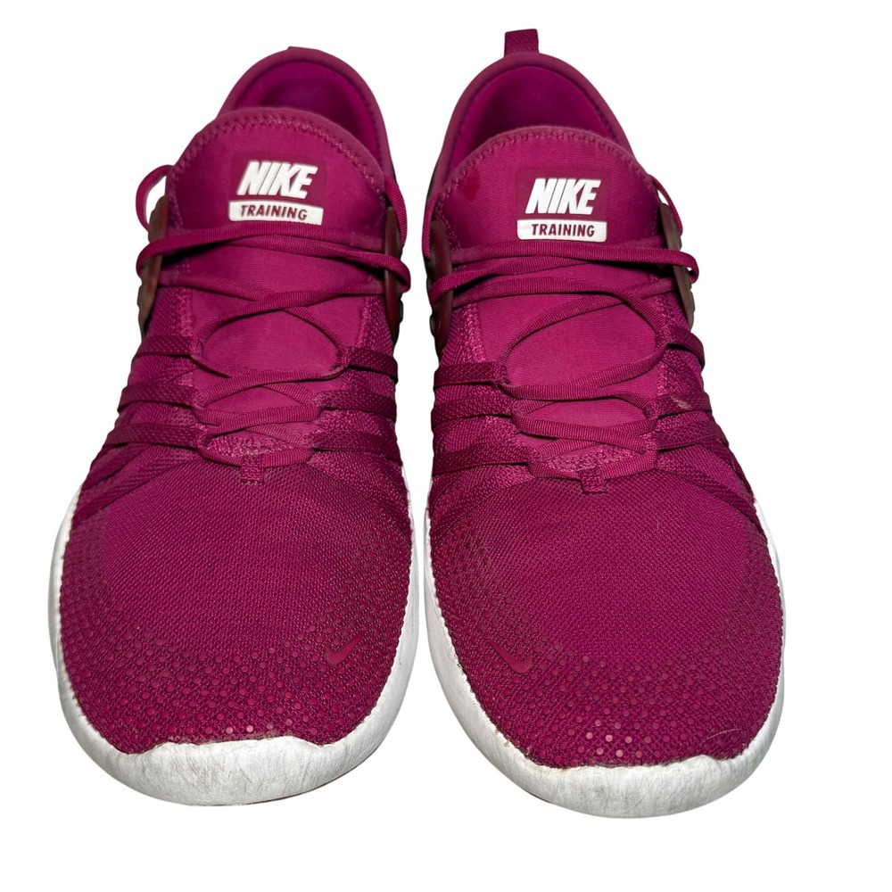 Nike Free TR 8 Training Shoes Women's Size 10.5‎ Burgundy White Sneakers